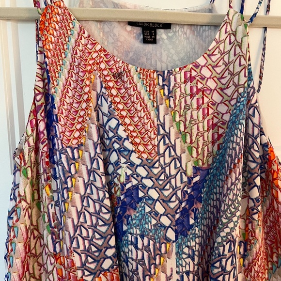 Color Block Colorful Dress - Picture 3 of 3